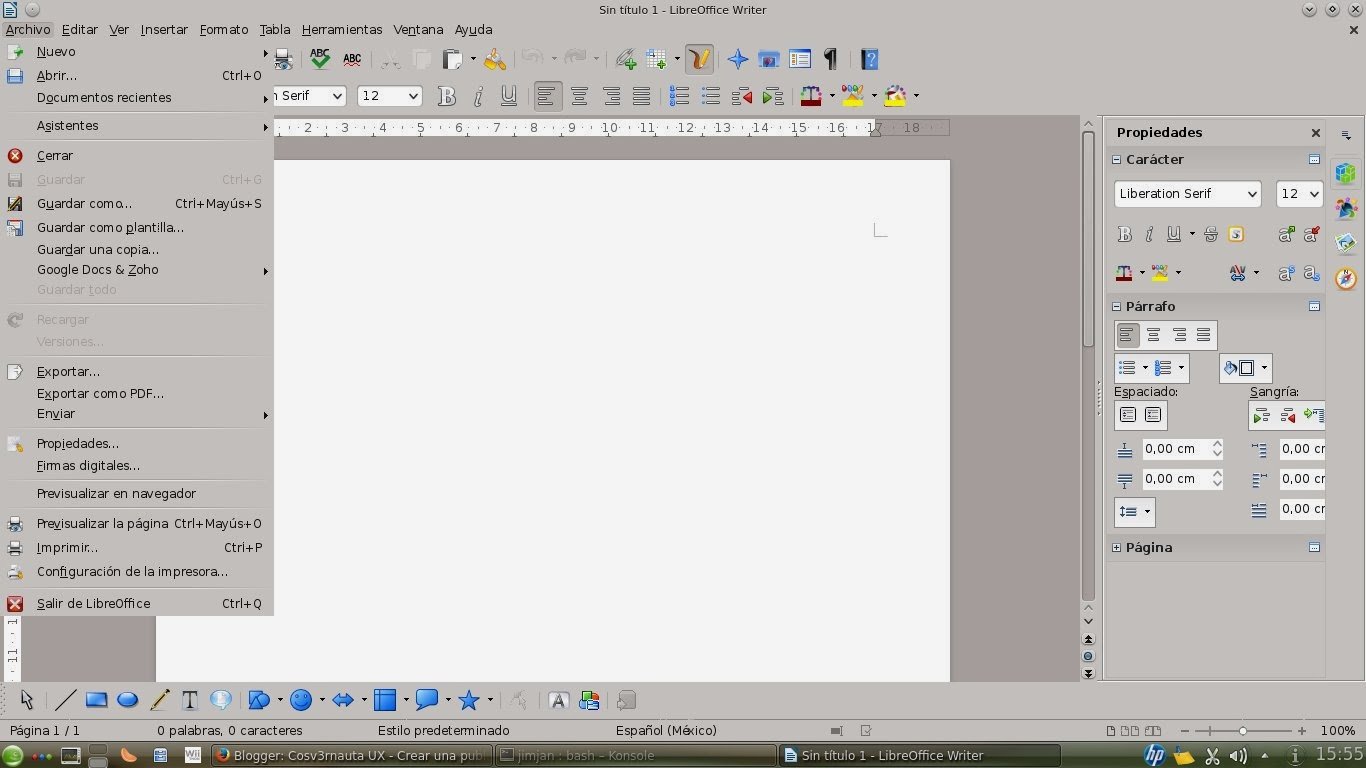 pantalla_loffice_kde4 Linux: Mejora la apariencia en LibreOffice
