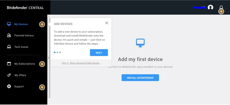 panel Review: Bitdefender Internet Security - Parte 2