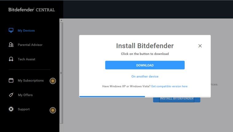 panel_download Review: Bitdefender Internet Security - Parte 2