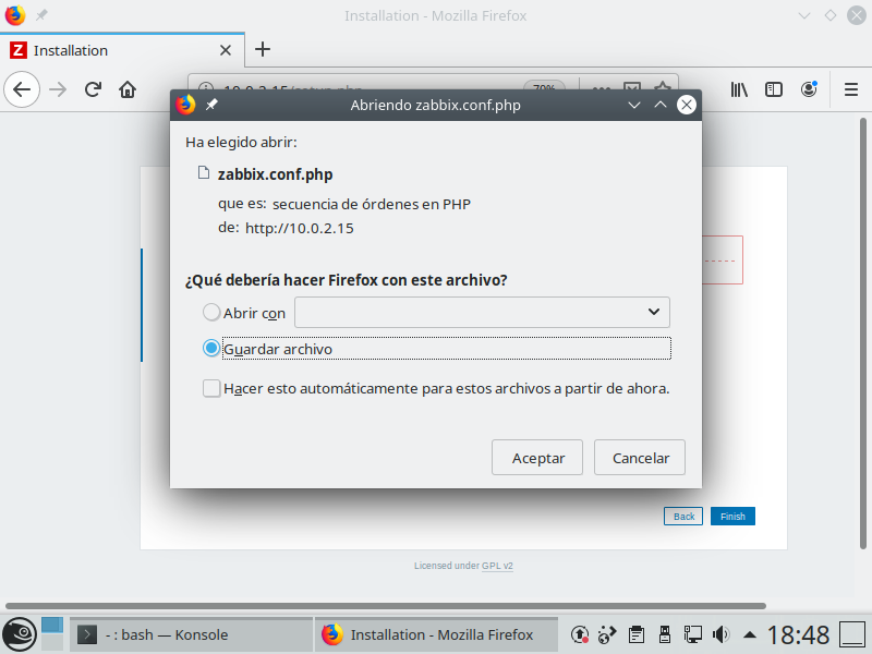Cosvernauta_pantalla25_setup_error HOWTO: Cómo instalar Zabbix 5.0 en diferentes distros de Linux - Parte 1